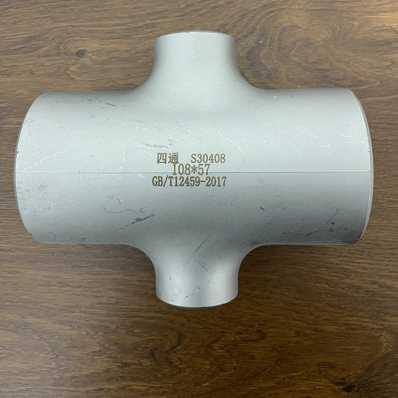 S30408异径四通 108 57厂家直供十字异径四通大口径四通管件
