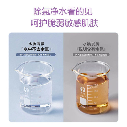 香氛淋浴增压花洒喷头沐浴家用洗澡热水器前置除氯美肤滤芯过滤器