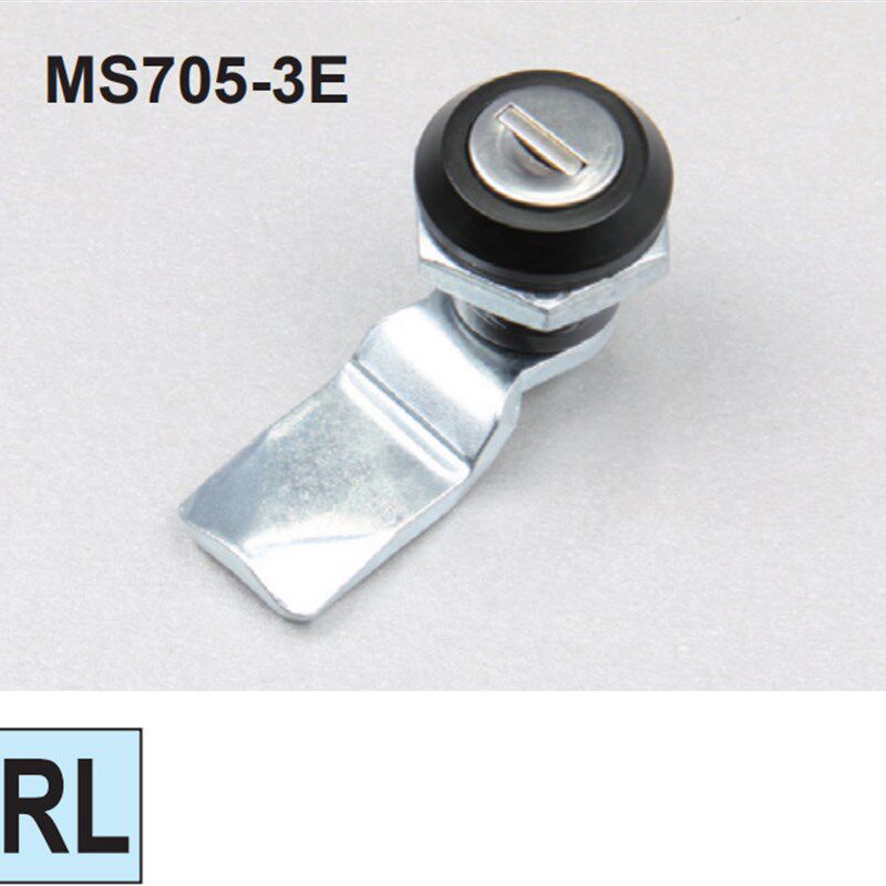 工业柜门锁 防尘圆柱锁 回转直角锁 电气柜门锁 MS702-3E-2-F