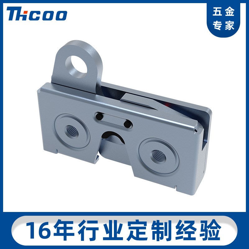 隐藏式转动式门锁  内装触发式按压锁重型撞击式门卡扣 C9308