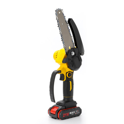 2024新款锂电链锯电动修枝剪伐木锯手持式便携园林工具6寸电锯WKS