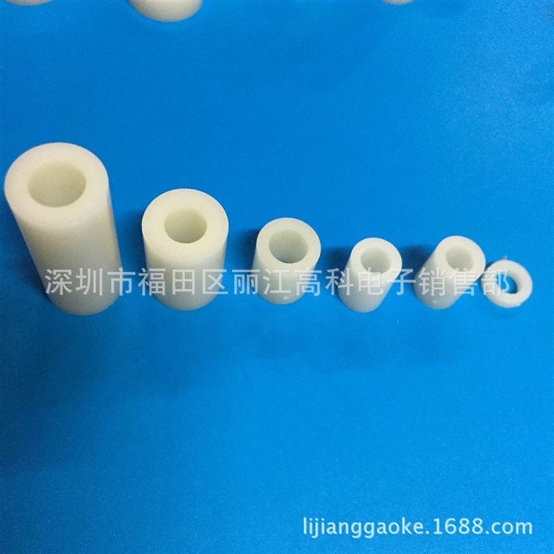 螺丝套管M6*11*8垫柱 ABS塑胶柱 PBC板支撑 绝缘平垫 空心1K价格