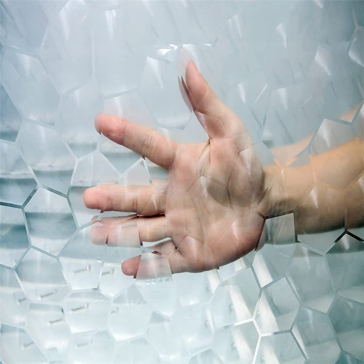 yp现货3d eva透明浴帘内衬带磁铁防水不锈钢扣浴室帘带挂钩