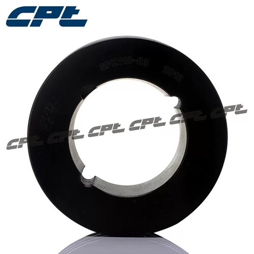 CPT欧标皮带轮SPZ118-03-2012三槽节径118适配锥套2012铸铁皮带轮