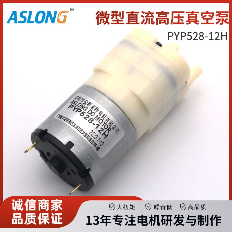 528-12H真空泵微型直流泡沫 喷雾补水仪消毒雾化器 12v大压力气泵