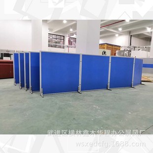 常州移动折叠屏风活动隔断隔墙带滑轮可折叠推拉简约现代