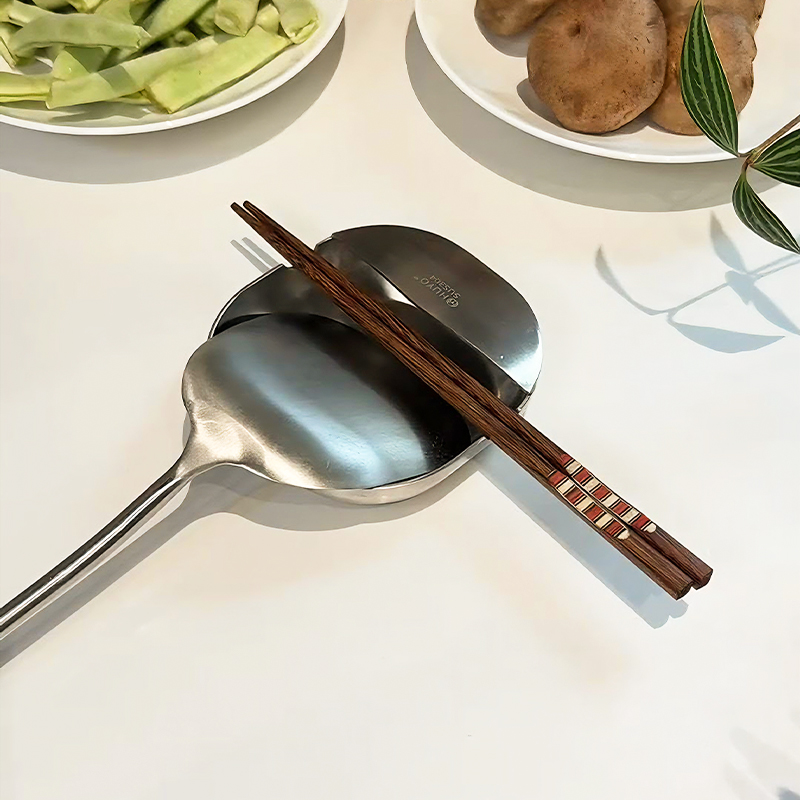 304不锈钢锅铲置物架锅盖放置器厨房家用汤勺漏勺加厚立式托盘架