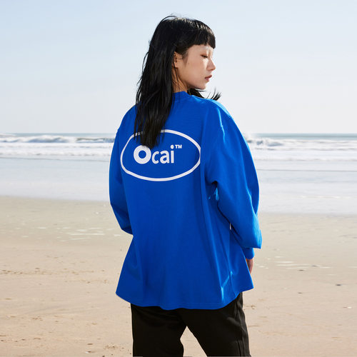 Ocai品牌LOGO多色基础长袖