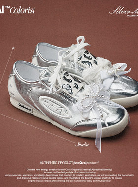 Ocai Colorist 液态银德训鞋 高级设计感通勤时尚休闲鞋平底鞋女