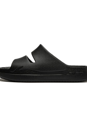 李宁 SOFT CLAP拖鞋 男女同款 2024夏季新款 防滑运动鞋子AGAU005