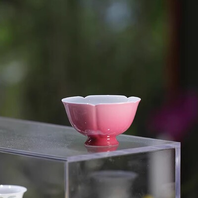 大鱼美器仙女粉玉兰茶杯女士个人