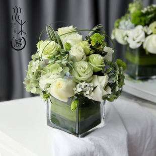 厦门同城鲜花速递花店上门配送会议室花摆小桌花摆设装饰台花送花