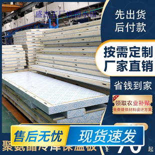 极速聚氨酯冷库保温板墙板冻库专用库E板10公分冷库保温材料板材
