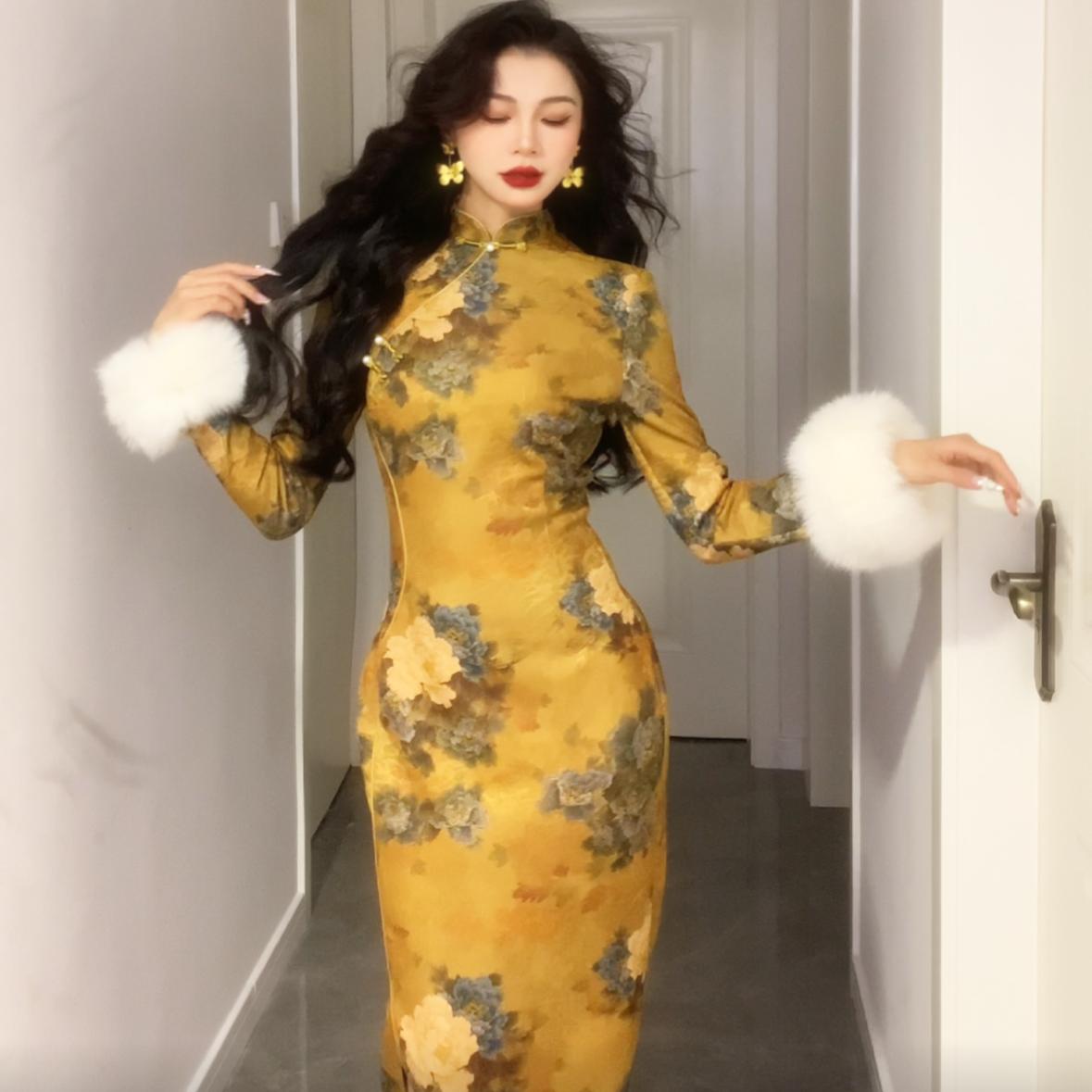 贵气日常旗袍复古旗袍