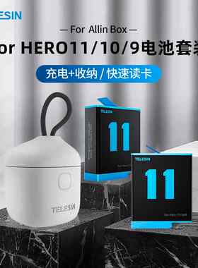 泰迅GoPro11电池充电器三充充电器hero10/9 gopro电池充电器配件