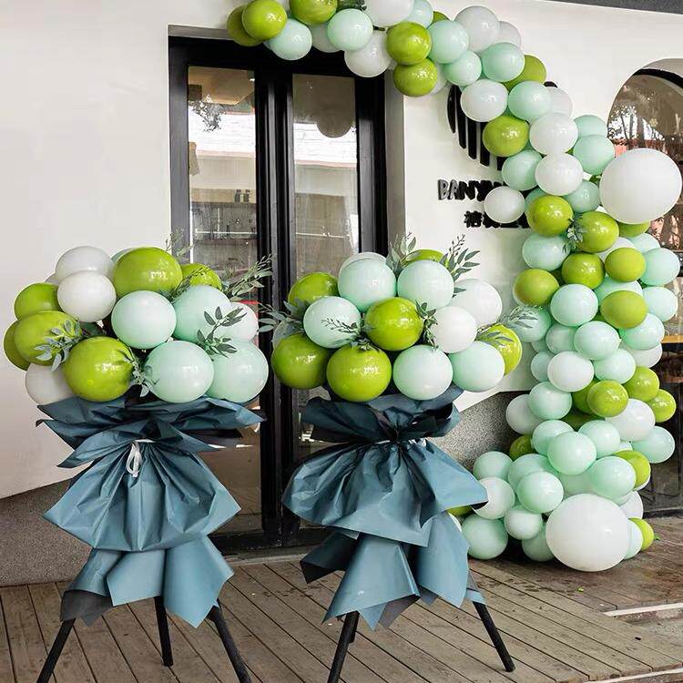开业气球花篮商场店铺门口装饰门店周年庆场景布置节日活动气球链