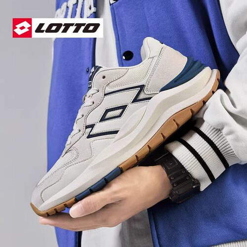Lotto/乐途菱型2024秋冬季新款老爹鞋情侣款复古时尚休闲运动