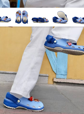 Crocs卡骆驰经典疯狂动物城Clog亲子鞋沙滩洞洞凉鞋211749/211750