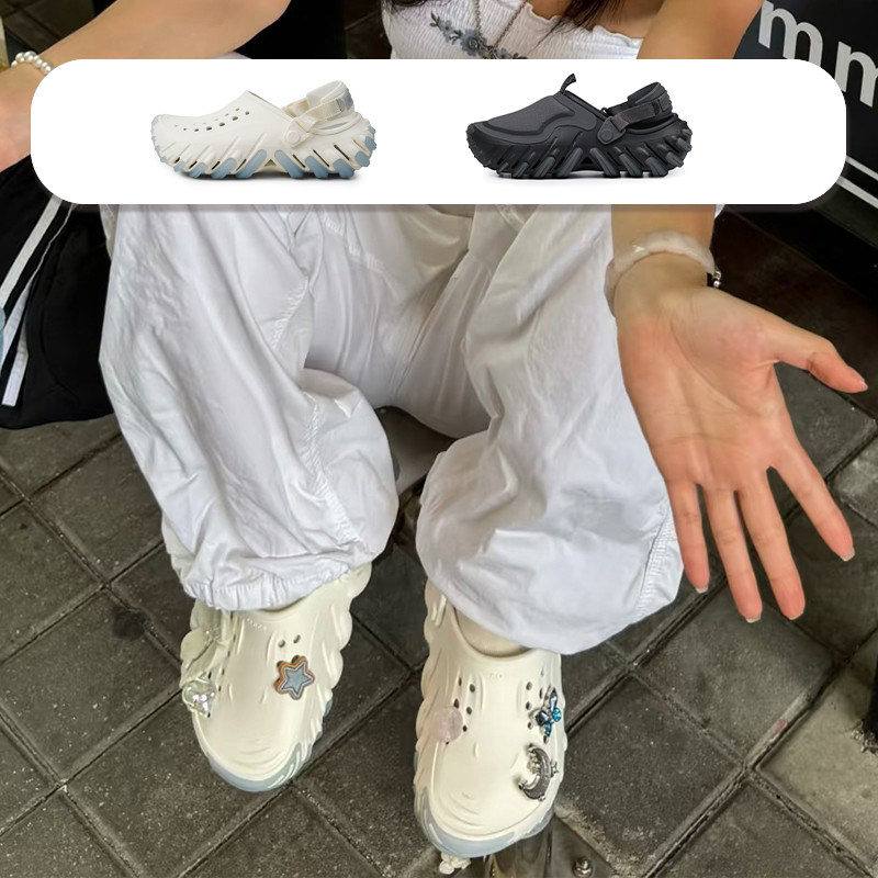 Crocs卡骆驰夏季凉鞋波波坦克酷炫Clog洞洞鞋男女沙滩鞋 211458