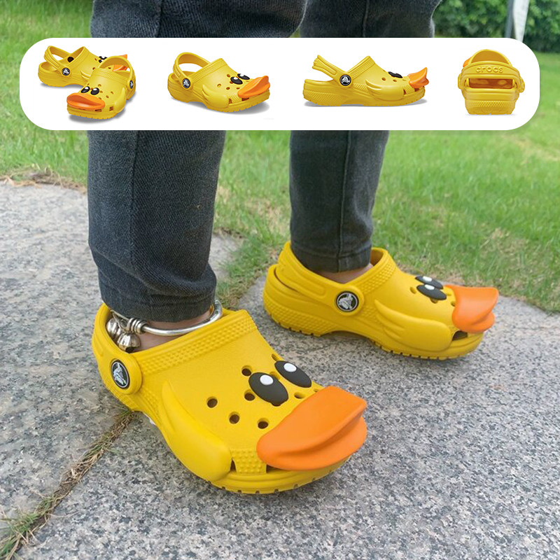Crocs卡骆驰经典小鸭子卡通可爱儿童洞洞鞋户外沙滩凉拖鞋210017,户外/登山/野营/旅行用品,沙滩鞋/凉鞋/拖鞋,淘宝优惠券,粉丝福利购,淘宝优惠卷