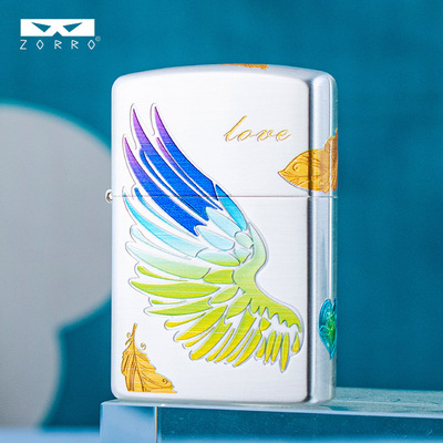 佐罗二代Z2-1116A梦幻翅膀煤油男士打火机厂家一件 量大可咨询
