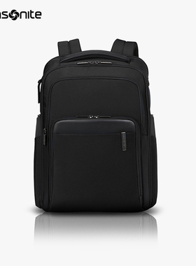 新秀丽samsonite男士双肩包简约大容量出差背包高档商务电脑包KP9