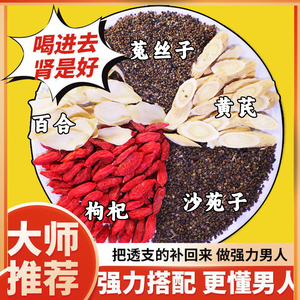 沙苑子菟丝子枸杞茶袋泡中药材补精肾养生茶滋补保健熬夜泡水喝茶
