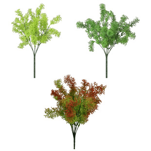 仿真绿植 塔松香草苔藓草 墙面装饰植物墙绿植墙配材塑料假草水草