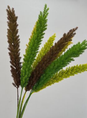 仿真狐尾天门冬单支变色天门冬草花艺造景花材飞燕草绿植盆景软装