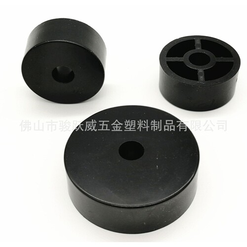 45*14mm黑色脚垫加高沙发脚防水塑料 家具桌椅床架底座ABS全新料