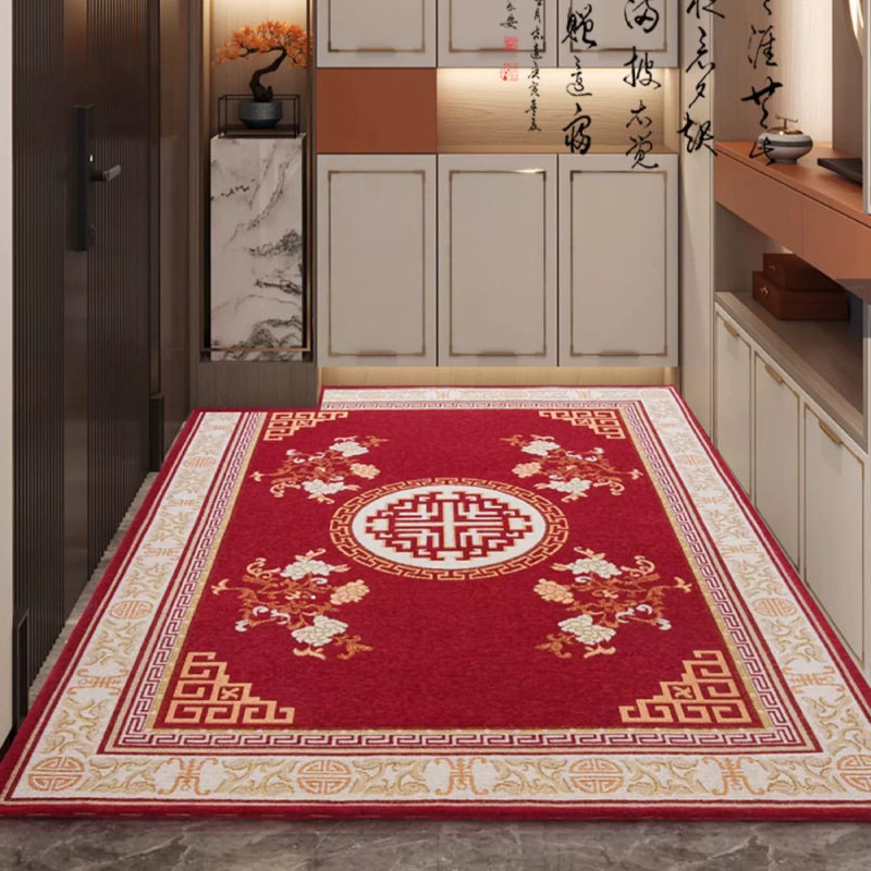 新中式进门地垫家用门口脚垫入户门垫子客厅门垫卧室地毯可定制,居家布艺,地毯,淘宝优惠券,粉丝福利购,淘宝优惠卷
