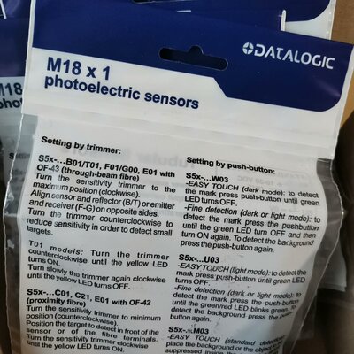得利捷传感器S5N-PA-5-C01-PK300(议价)