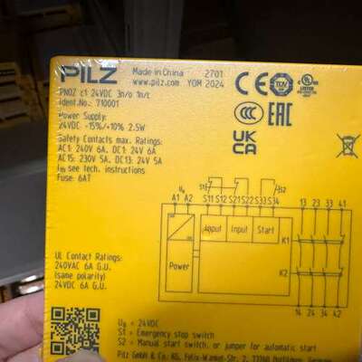 (议价）PILZ皮尔兹 710001  2024年