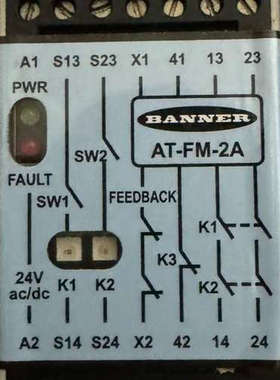 ABANNER  邦纳安全继电器AT-FM-2A议价
