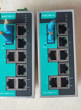 (议价）MOXA莎EDS-208A-S-SC，