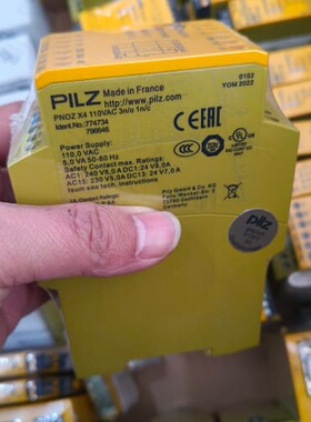 PILZ PNOZ X4安全继电器，774734未拆(议价)