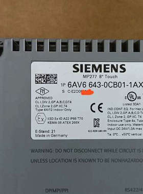 6AV6 643-0CB01-1AX1 14年7000议价