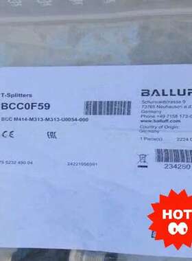 BALLUFF巴鲁夫BCC0F59连接器BCC M414-M议价