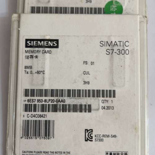 储存卡8MB 6ES7953-8LP20-0AA0议价