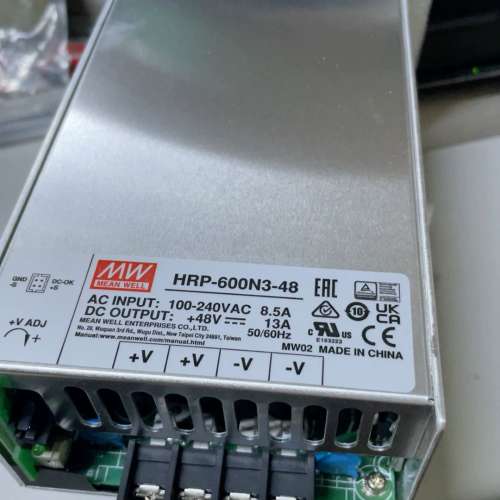HRP-600N3-48明纬开关电源  有5台议价