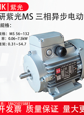 380v立式MS7112/MS7122/MS7114/MS7124/MS7134紫光三相异步电动机