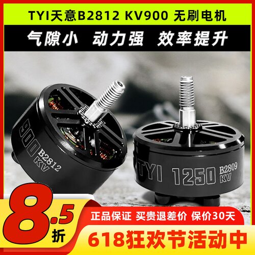 TYI天意B2812无刷电机KV900竞速