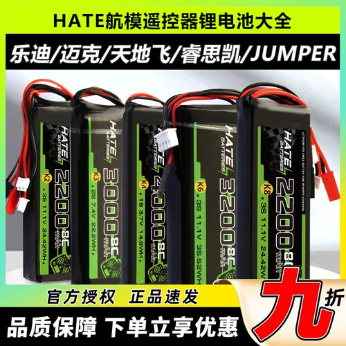HATE遥控器电池乐迪天地飞迈克