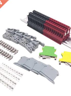 DIN Ril Terminl Blocks Kit Terminl+Ground Blocks+luminum