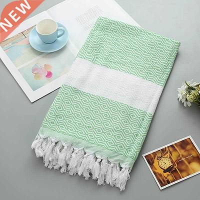 Turkish Beach Towel Sports Sauna Tassel Shawls for Wo Outdoo