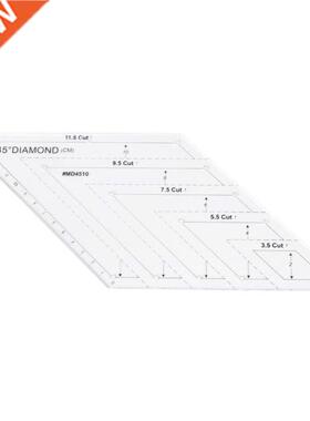 45 Degree DIY Patchwork For Diamond Rhombus Template Quiltin