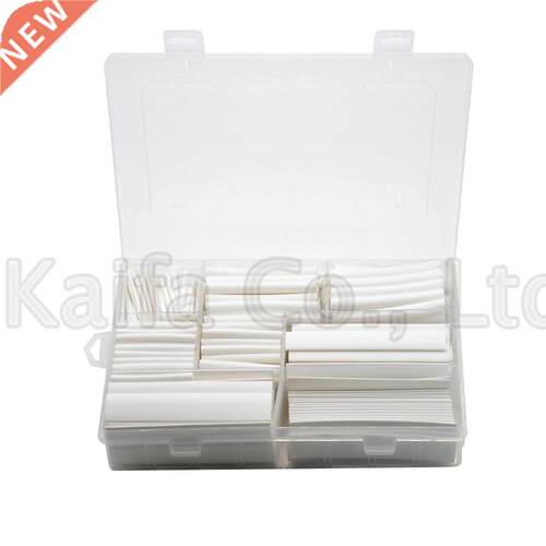 385pcs/box White 9 size 2:1 Heat Shrink Tube Shrinkable Slee