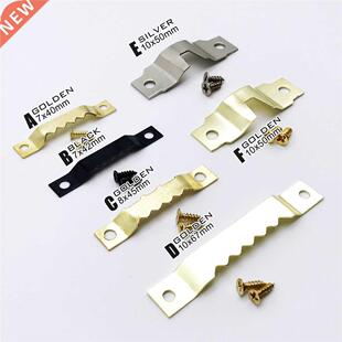 25pcs Golden Silver Black Sawtooth Picture Frame Hanger Hang