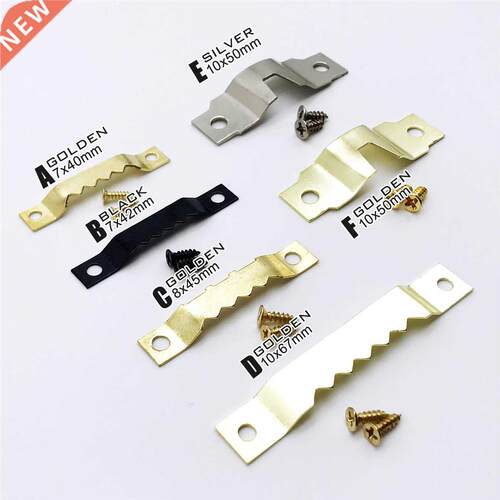 25pcs Golden Silver Black Sawtooth Picture Frame Hanger Hang