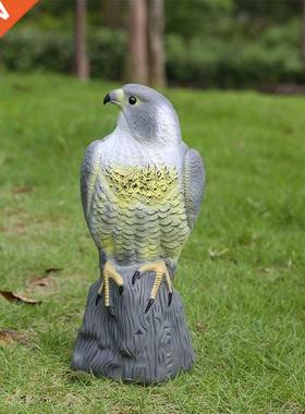 Fake Realistic Bird Scarer Plastic Eagle Falcon Decoy Scarec
